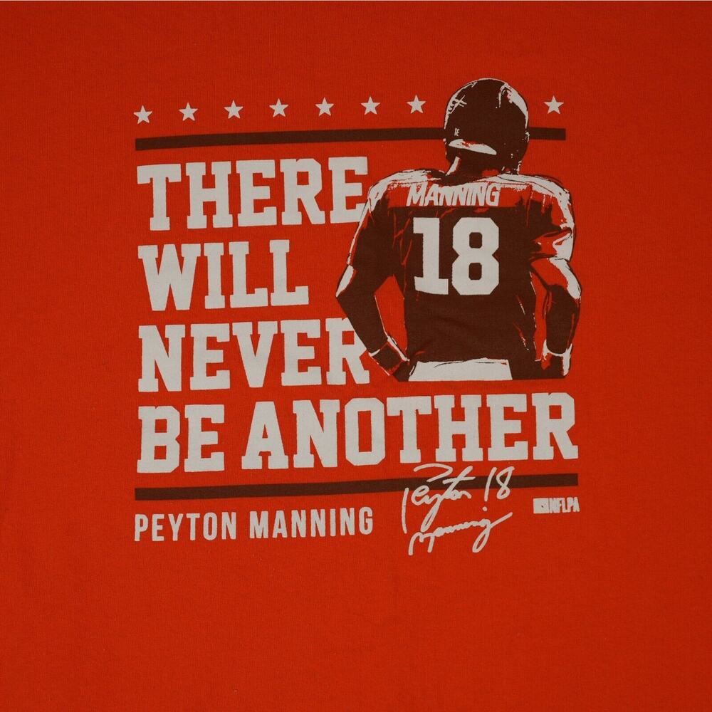 Payton Manning There Will Never Be Another T-Shirt Tennessee Volunteers Mens 3XL